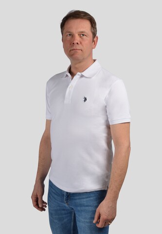 T-Shirt U.S. POLO ASSN. en blanc : devant