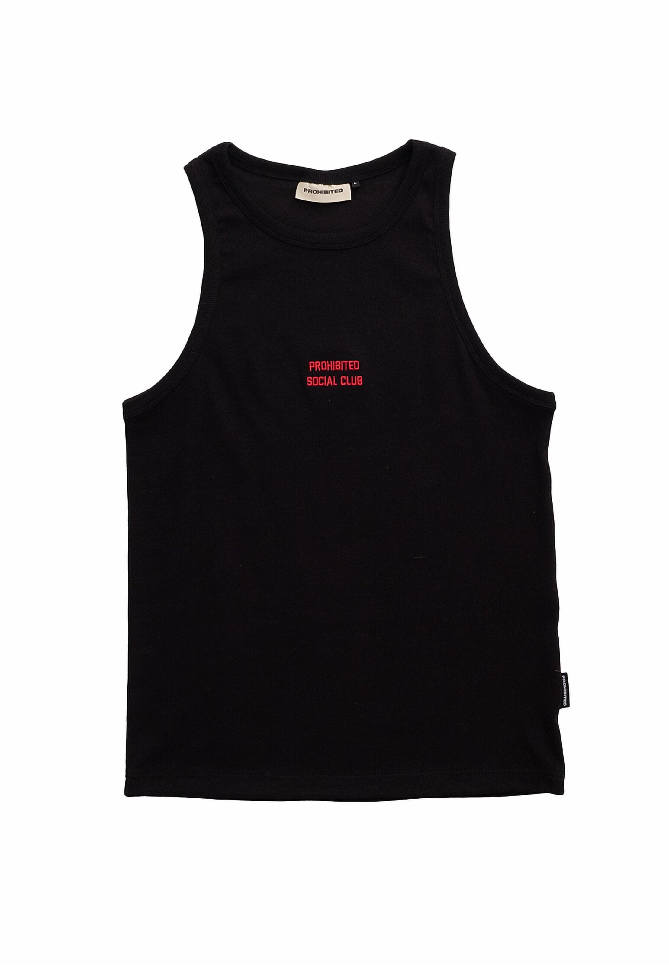 Maglietta di Prohibited in nero: frontale