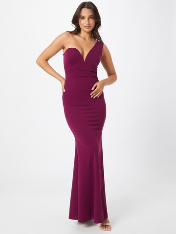 WAL G. Evening Dress 'GIGI' in Purple: front