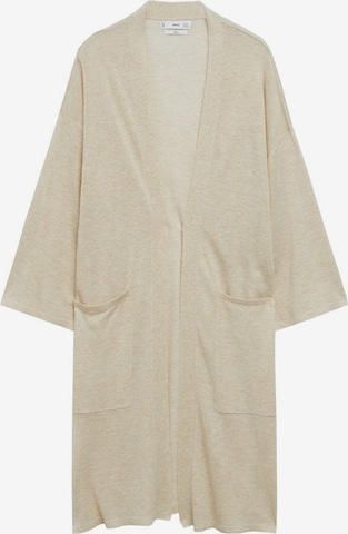 Cardigan 'Tobias' MANGO en beige : devant