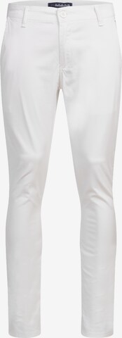 Indumentum Chino Pants in White: front