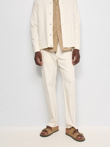 Salsa Jeans Regular Broek in Beige: voorkant