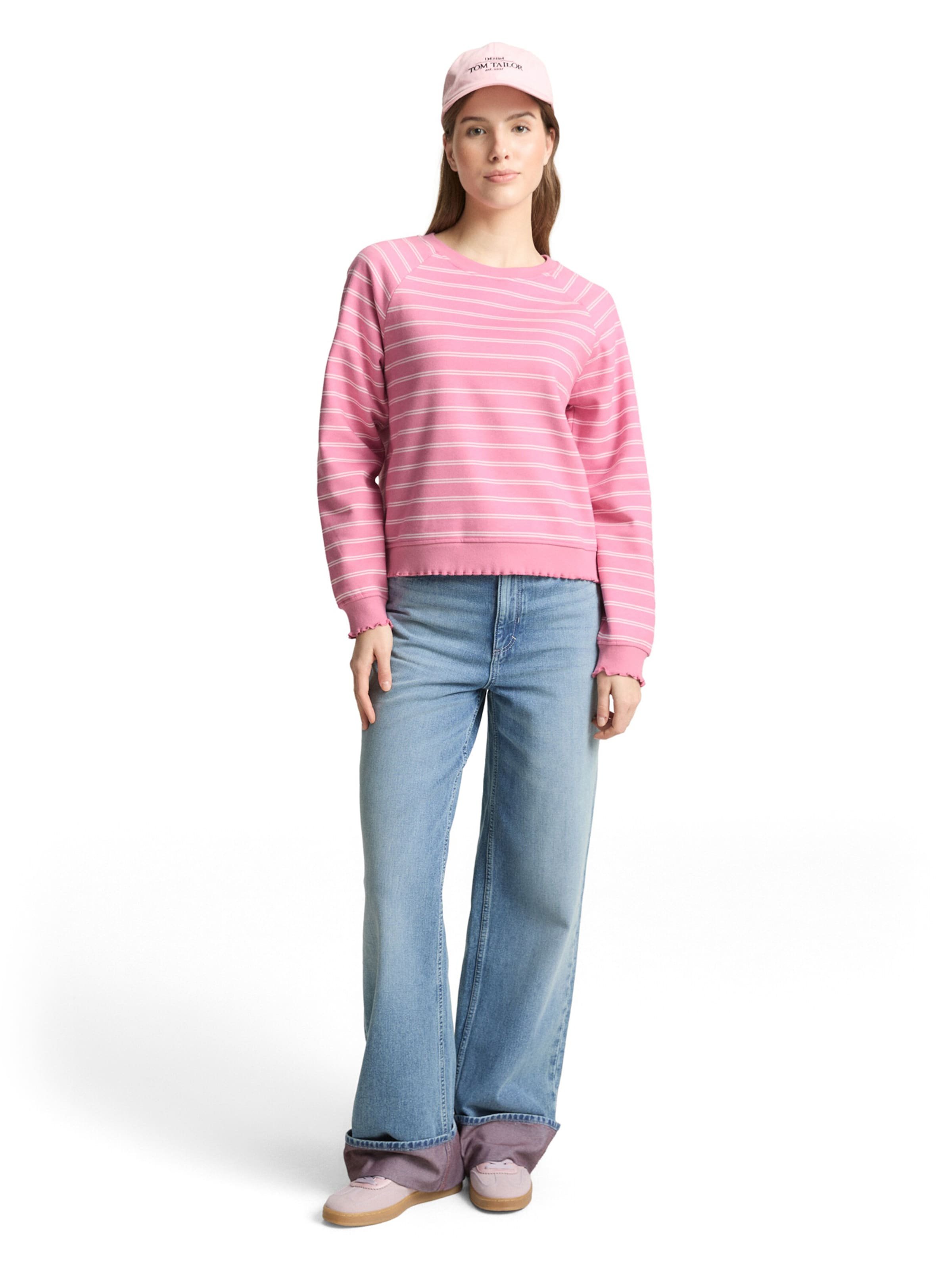 TOM TAILOR DENIMSweater majica - roza boja