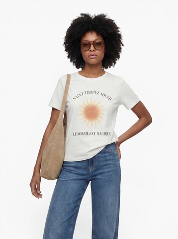 T-shirt 'VMLISE OLLY' VERO MODA en blanc : devant