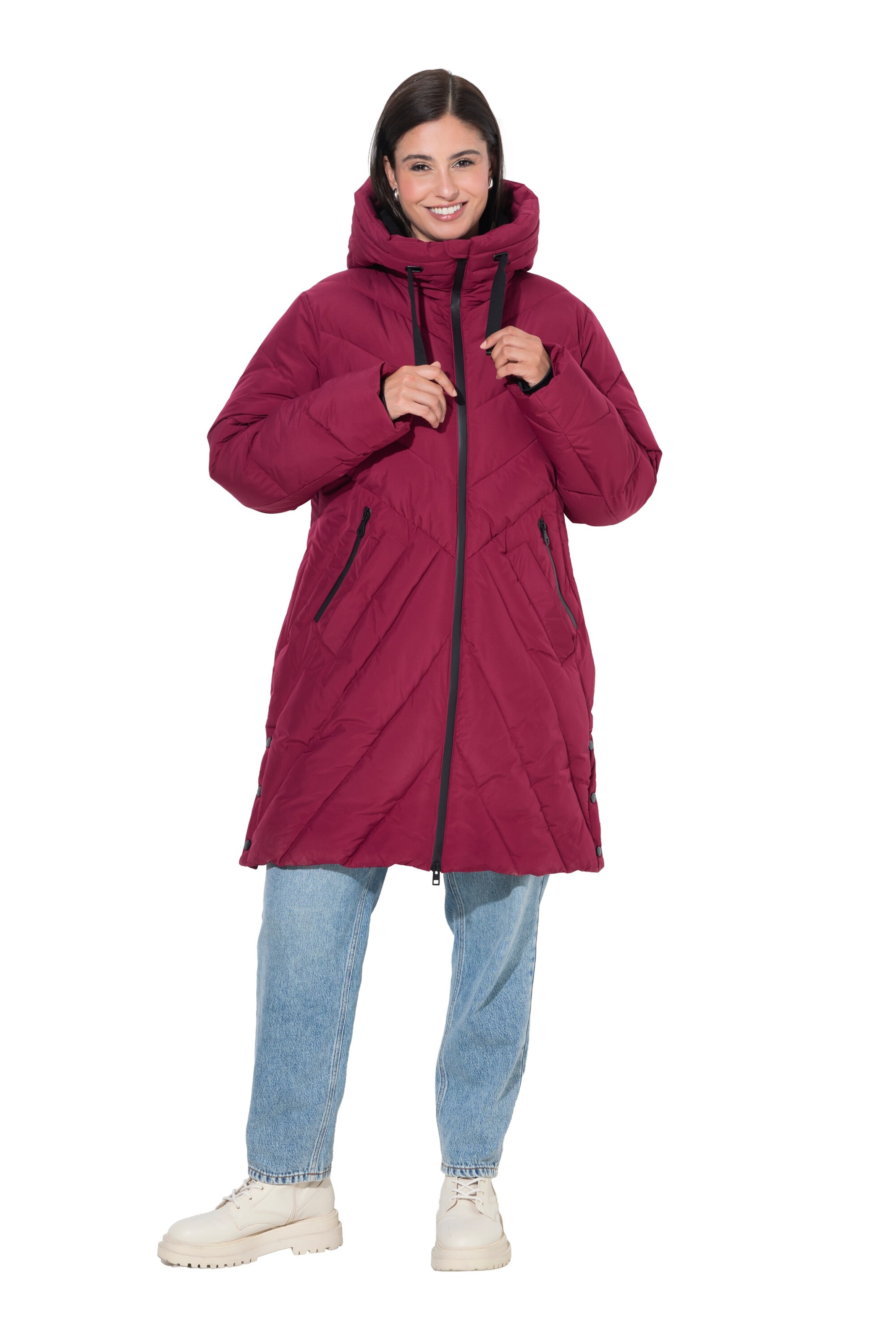 Ulla Popken Between-season jacket in Red