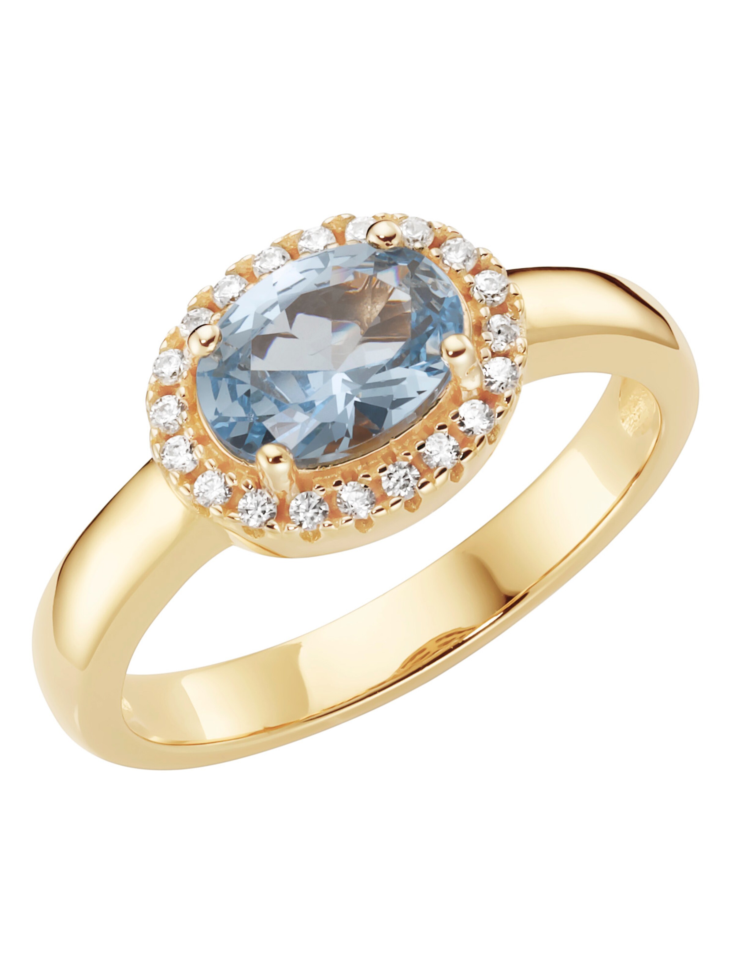 Smart Jewel Ring in Gold: front