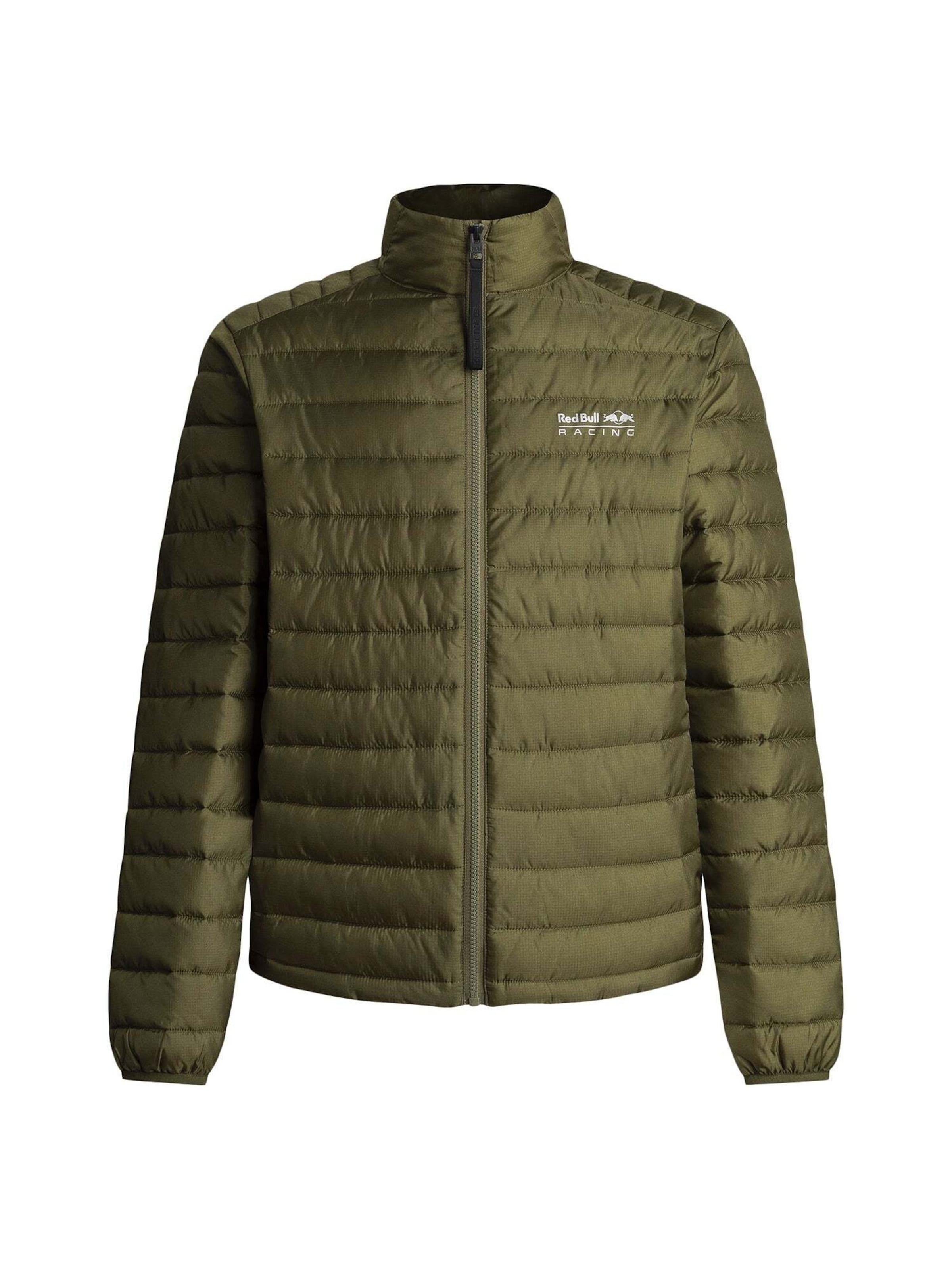 Giacca invernale di Red Bull Racing x Pepe Jeans in verde: frontale