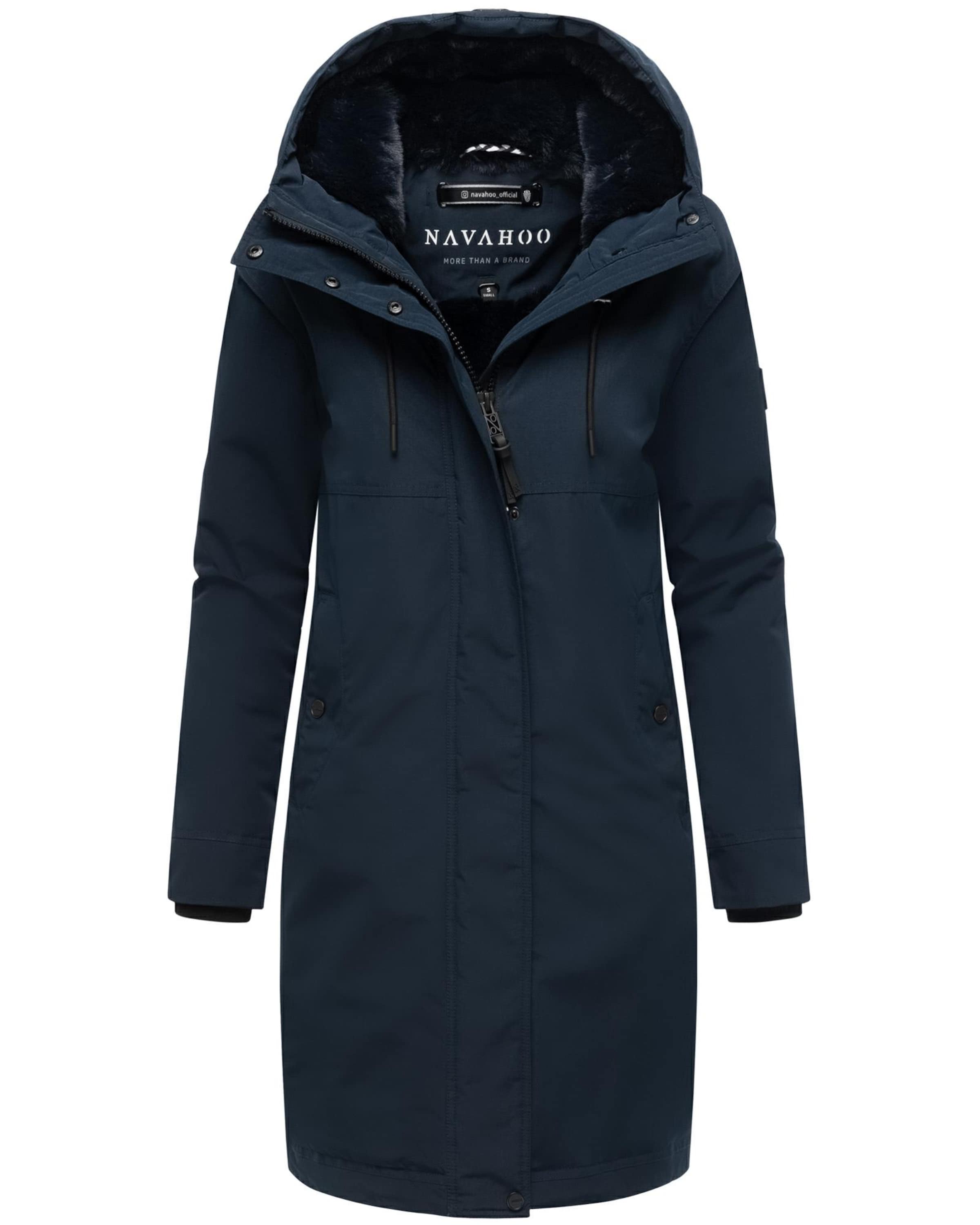 NAVAHOOZimski kaput 'Hageltanz 14' - plava boja