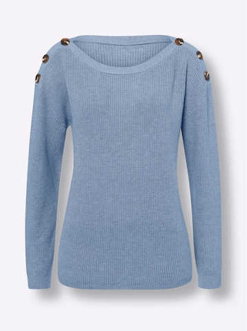 heine Pulover | modra barva: sprednja stran