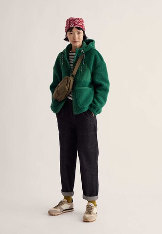 Veste en polaire 'Wooded Trail' Seasalt Cornwall en vert