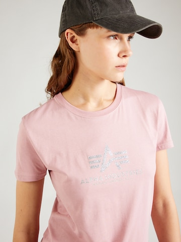 T-shirt ALPHA INDUSTRIES en rose