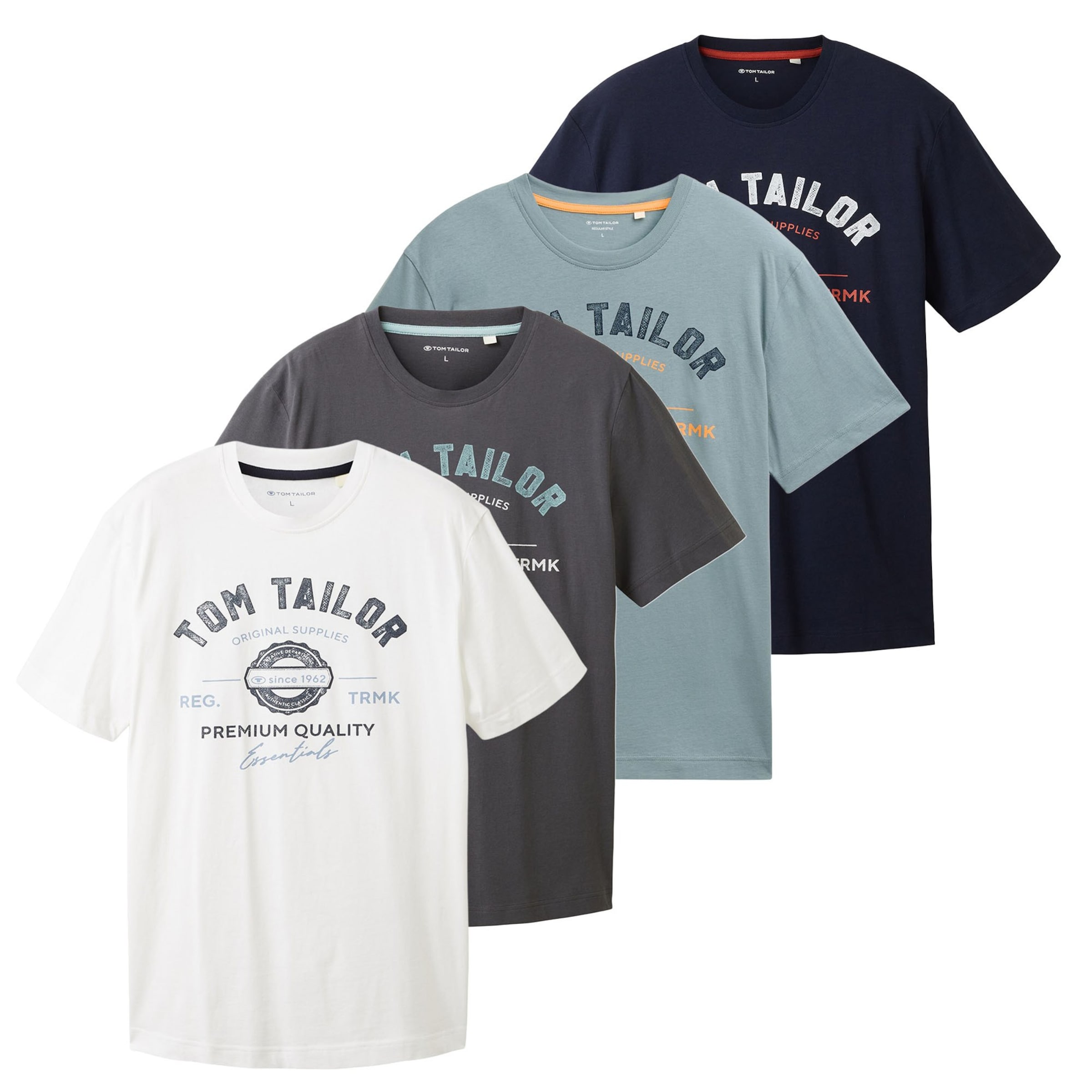 TOM TAILOR - Camiseta en Mezcla de colores: frente