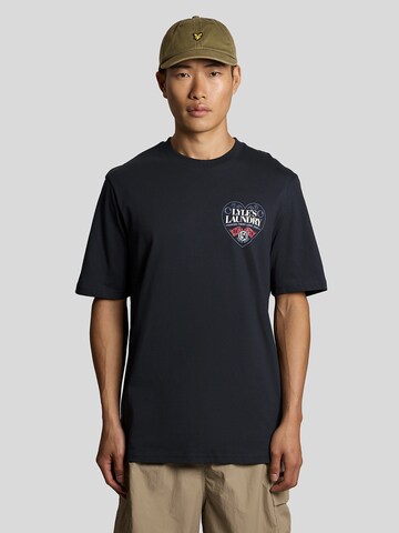 Lyle & Scott Shirt in Blauw: voorkant
