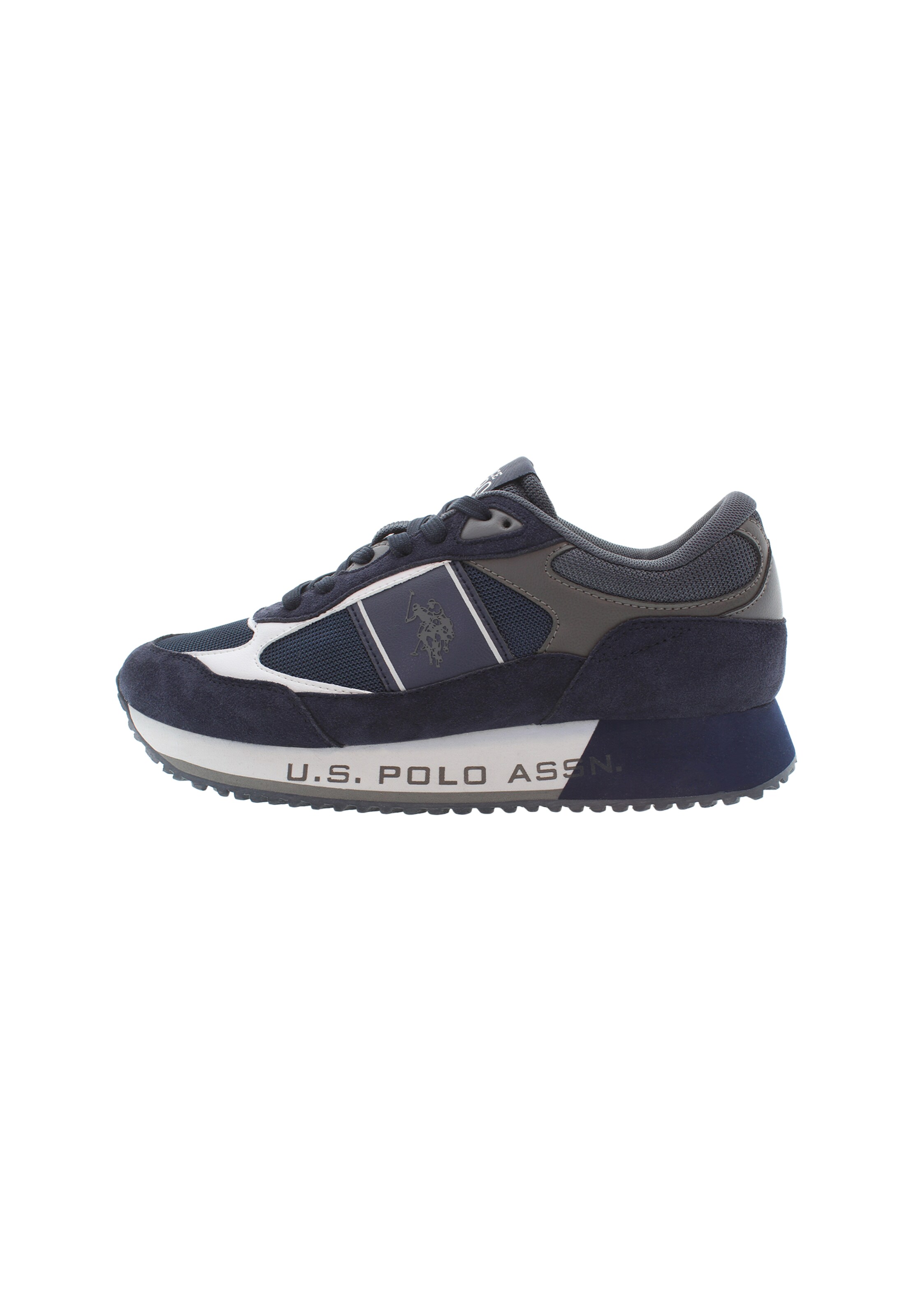 U.S. POLO ASSN. Sneakers in marine blue / Grey / White, Item view