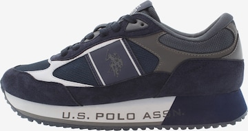 U.S. POLO ASSN. Sneakers laag in Blauw: voorkant
