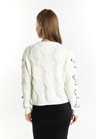 IZIA Knit cardigan in White