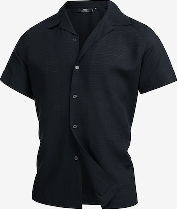 JEFF Hemd 'Travis' in Schwarz: Vorderseite