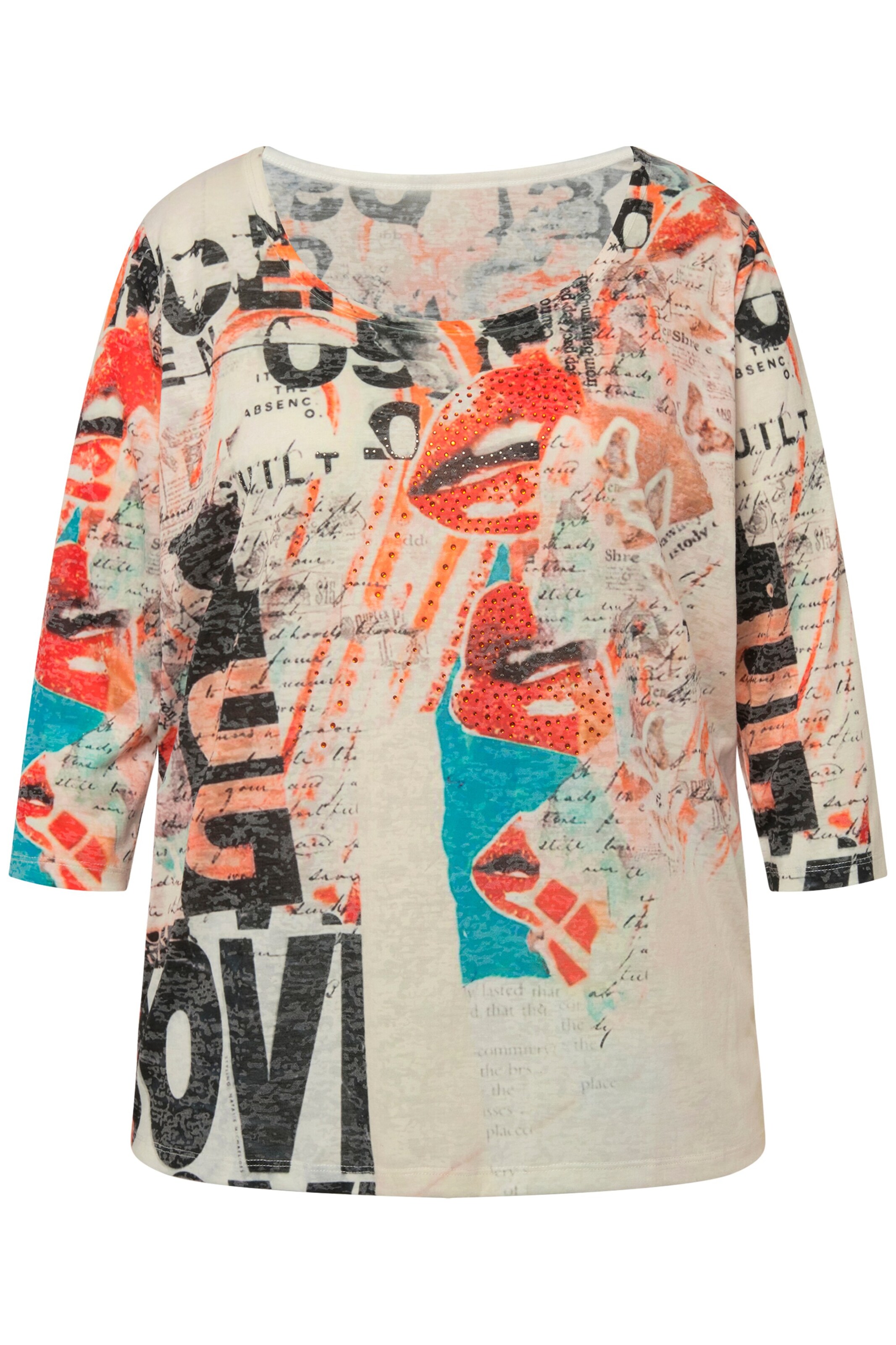 T-shirt MIAMODA en beige : devant