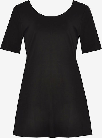 Yoek Shirt 'ELLA' in Black: front