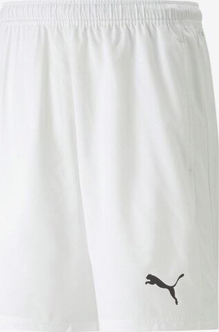 PUMA Sportovní kalhoty – bílá: přední strana