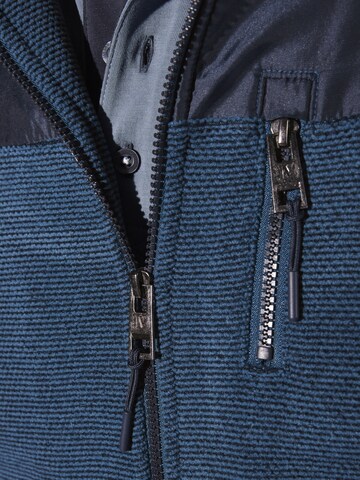 Jan Vanderstorm Gebreid vest 'Jorvik' in Blauw
