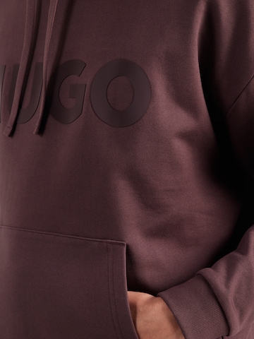 HUGO Tréning póló 'Ditchle' - barna