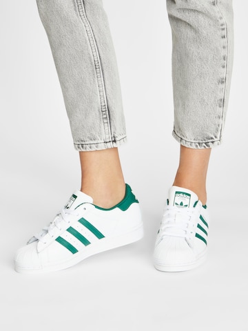 ADIDAS ORIGINALS Nizke superge 'Superstar' | bela barva: sprednja stran