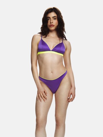 EKCENTRIK Triangel Bikinitop 'Purple Rain' in Lila