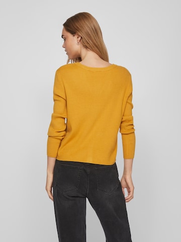 VILA Knit cardigan 'Comfy' in Yellow