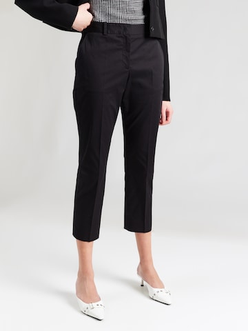 BOSS Regular Pantalon 'Tapria' in Zwart: voorkant