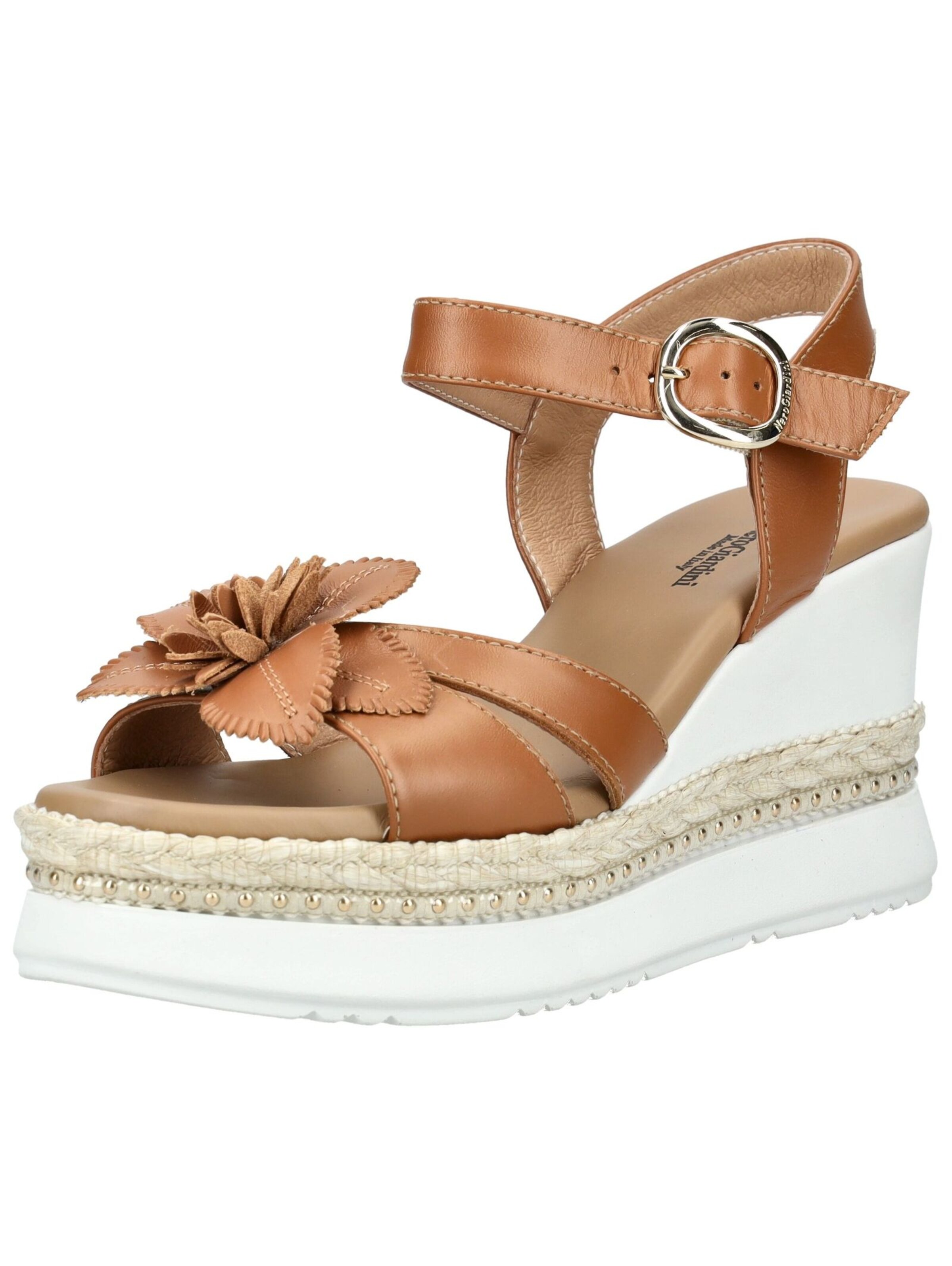 Sandalo di Nero Giardini in marrone: frontale