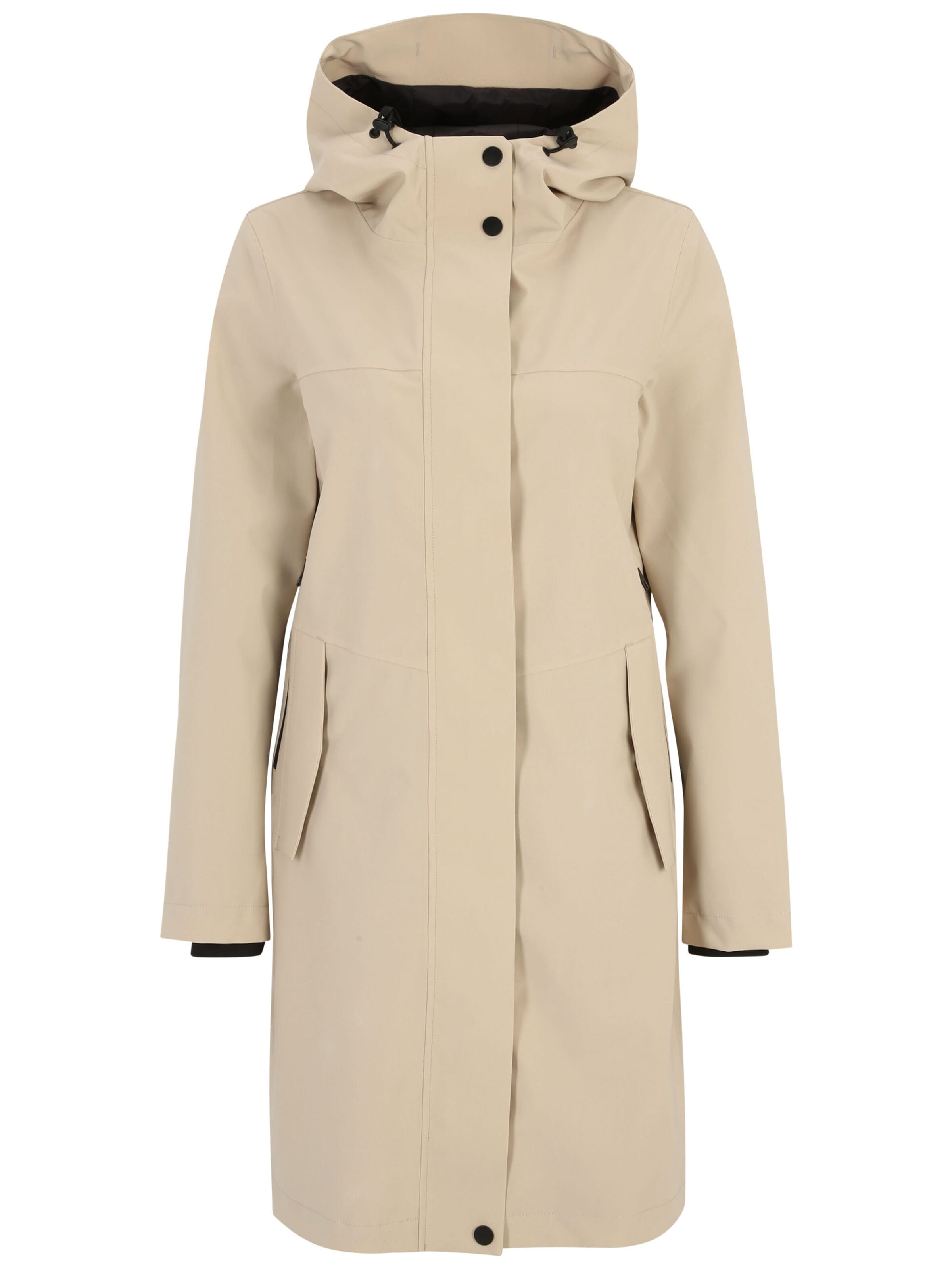 Veste fonctionnelle Covered en beige : devant