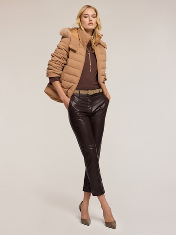 MOTIVI - Skinny Pantalón en marrón