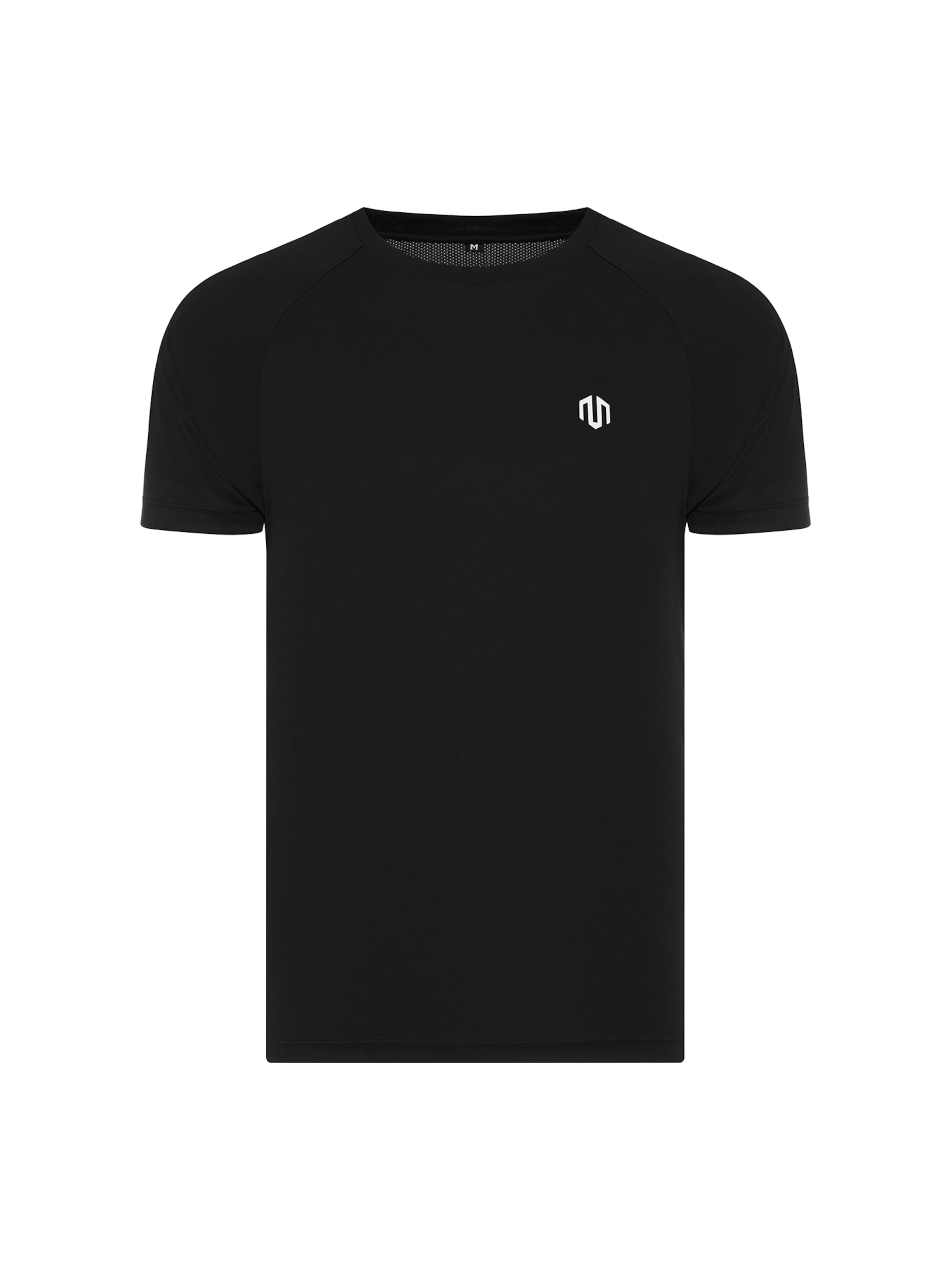 T-Shirt fonctionnel 'ENDURANCE' MOROTAI en noir : devant