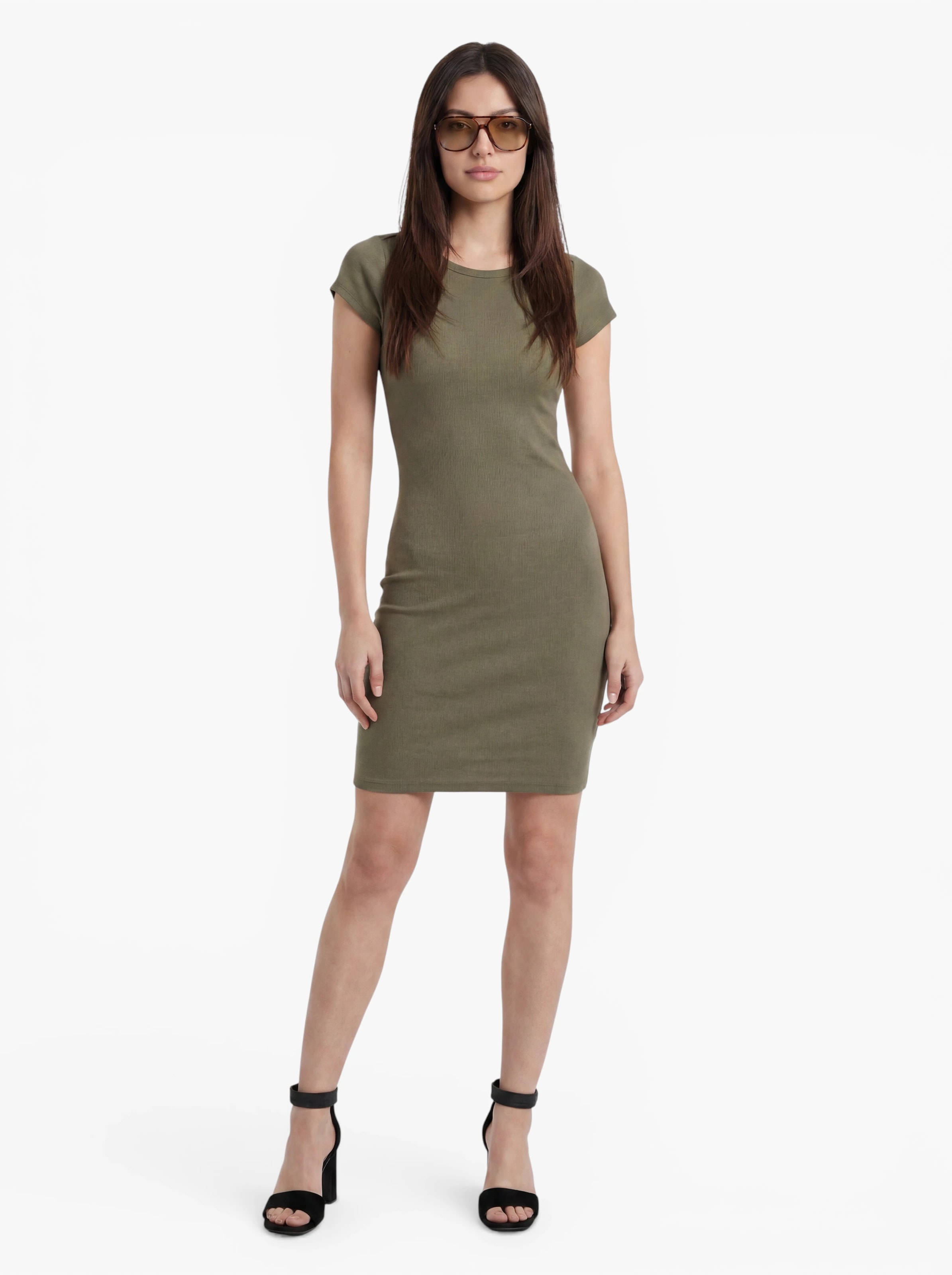 Robe 'ONLFENJA' ONLY en vert