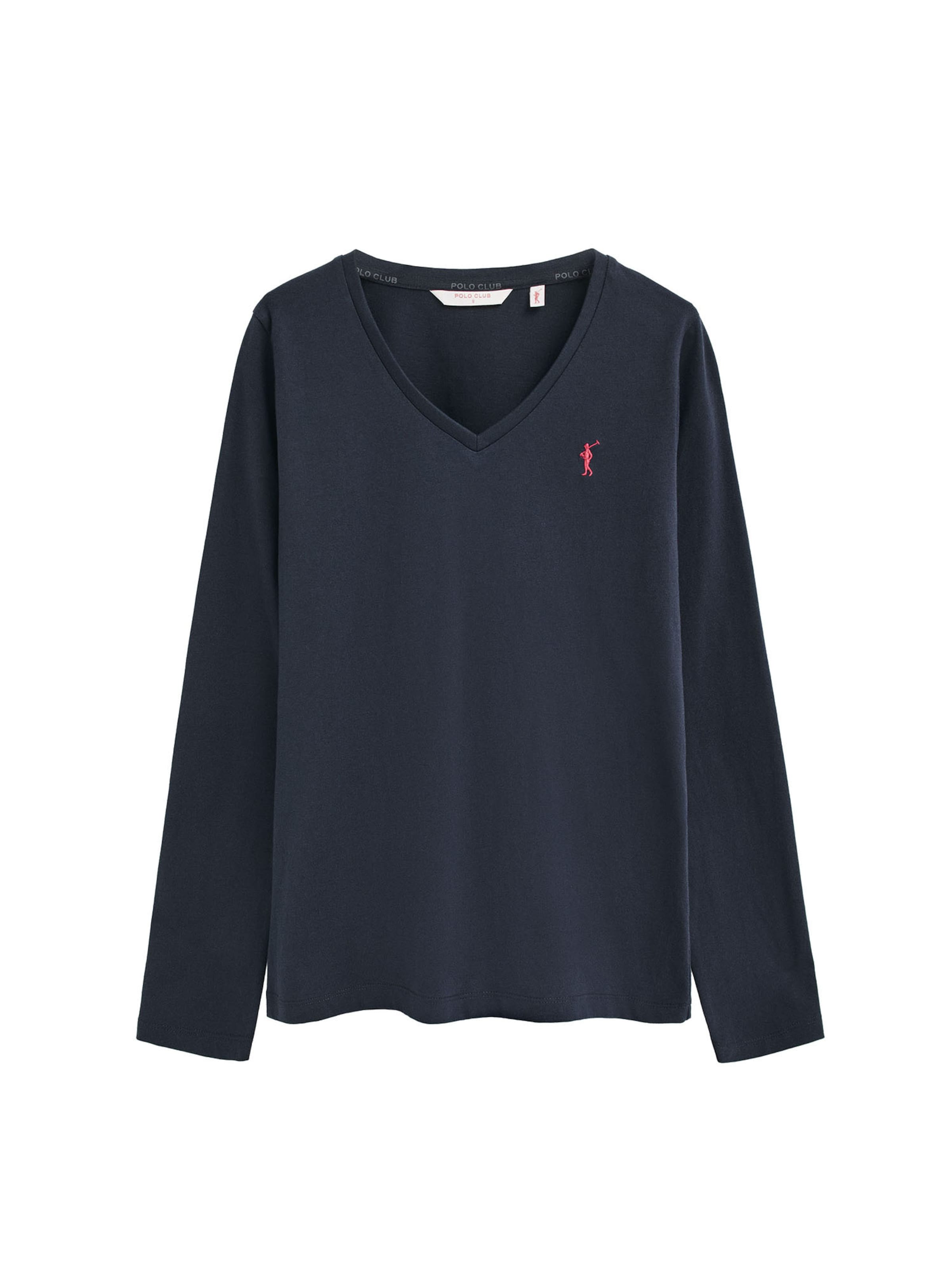 Polo Club Shirt in Blau: Vorderseite