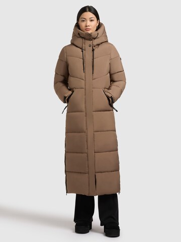 khujo Wintermantel 'Shimanta5' in Bruin