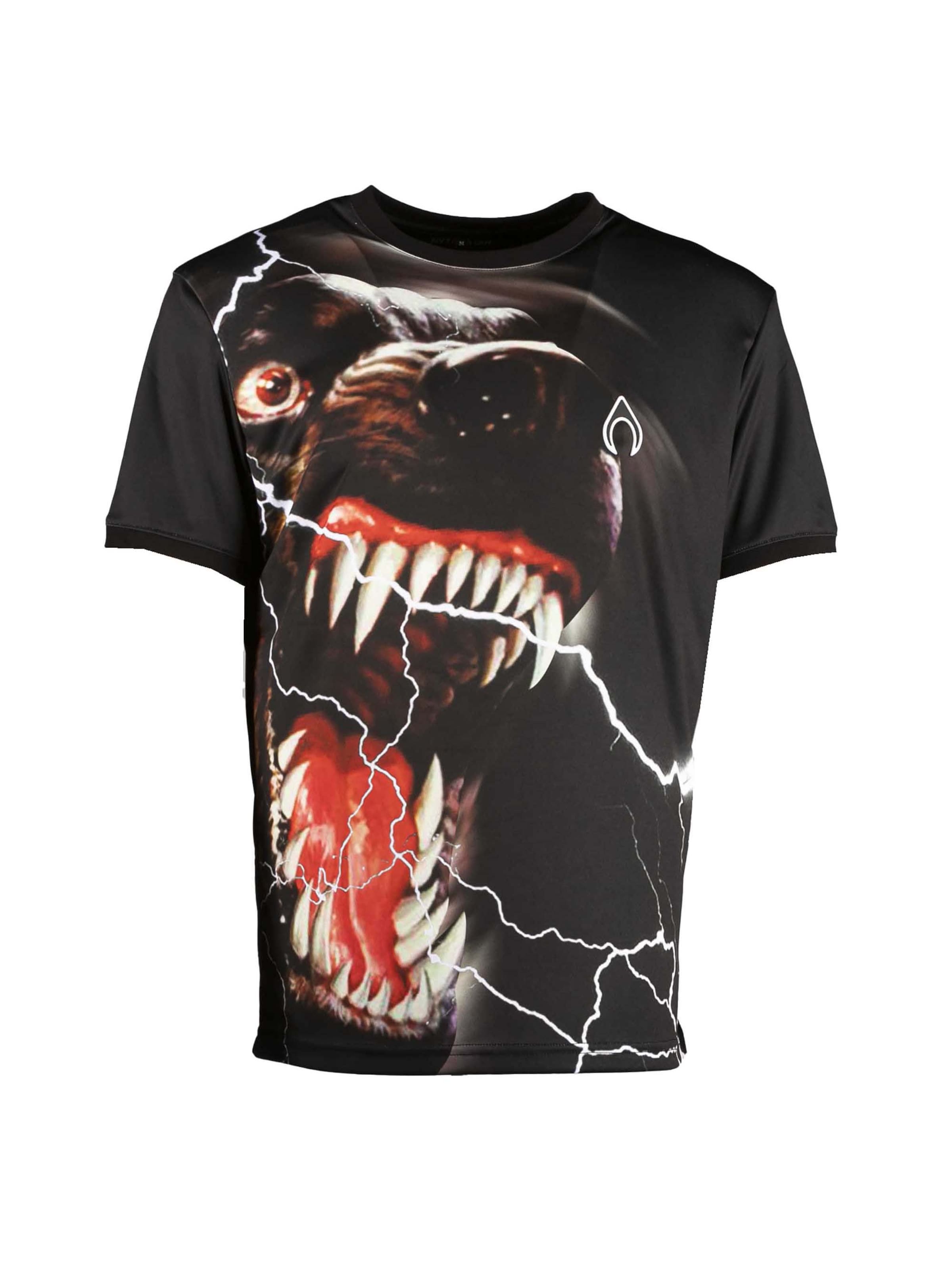 NYTROSTAR Functioneel shirt in Zwart: voorkant