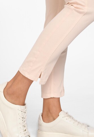 Coupe slim Pantalon Basler en rose