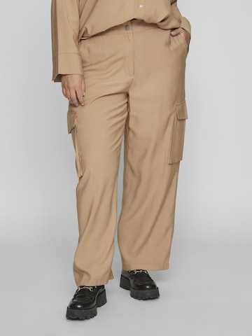 EVOKED Loose fit Cargo Pants in Beige: front