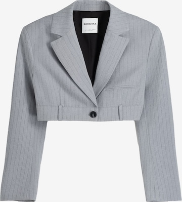 Bershka Blazer in Grey: front