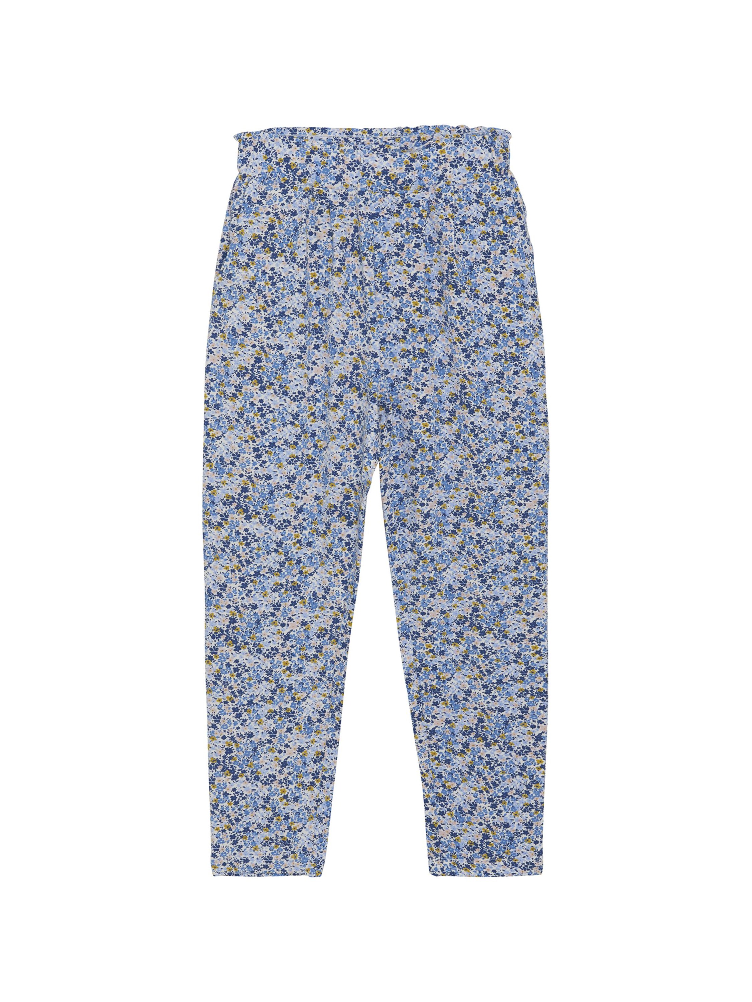 MINYMO Regular Relaxhose ' MIPants AOP ' in Blau: Vorderseite