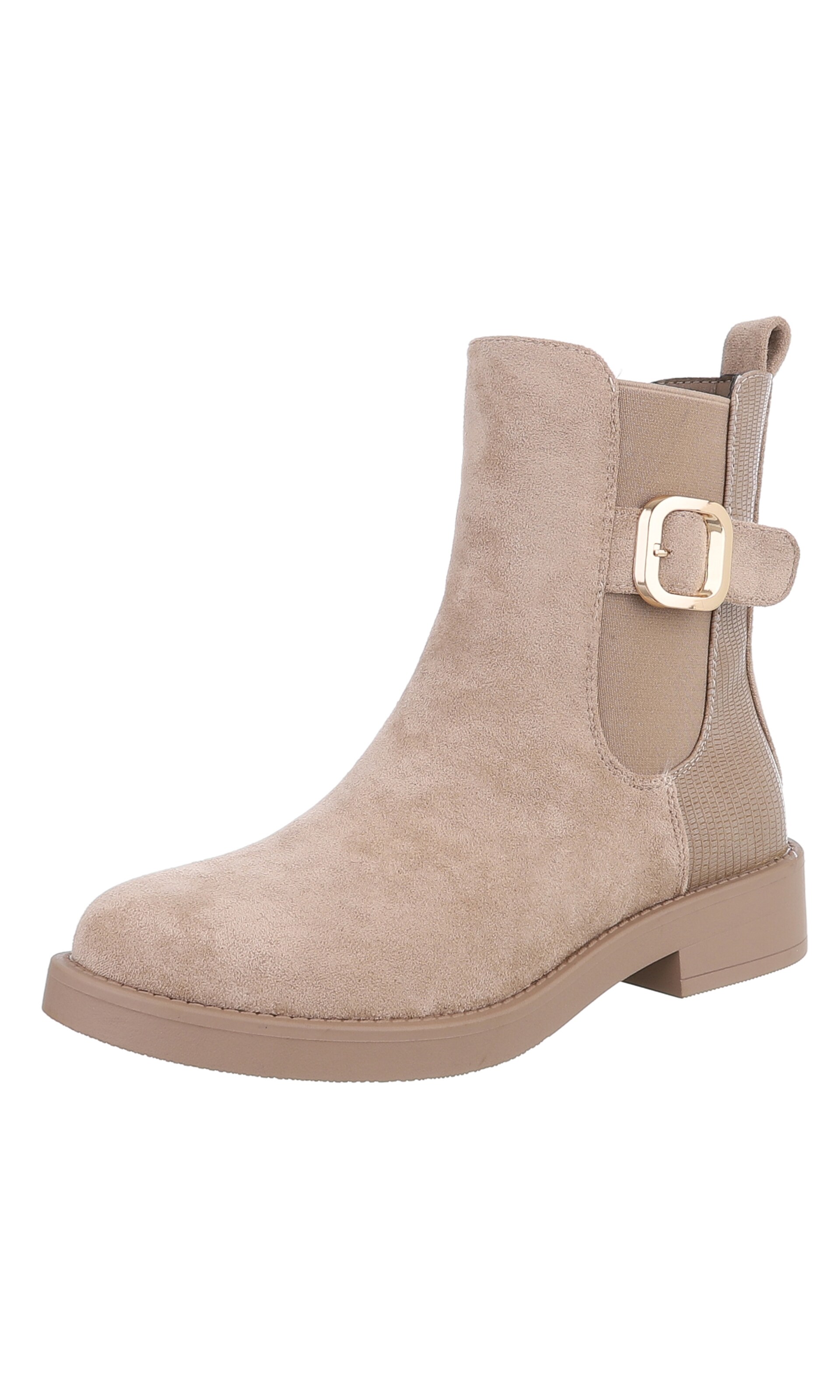 Ital-Design Ankle Boots in Brown: front