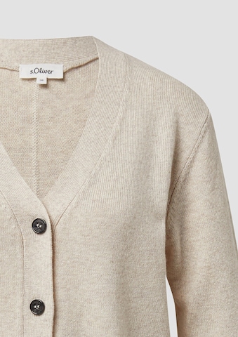 s.Oliver Strickjacke in Beige