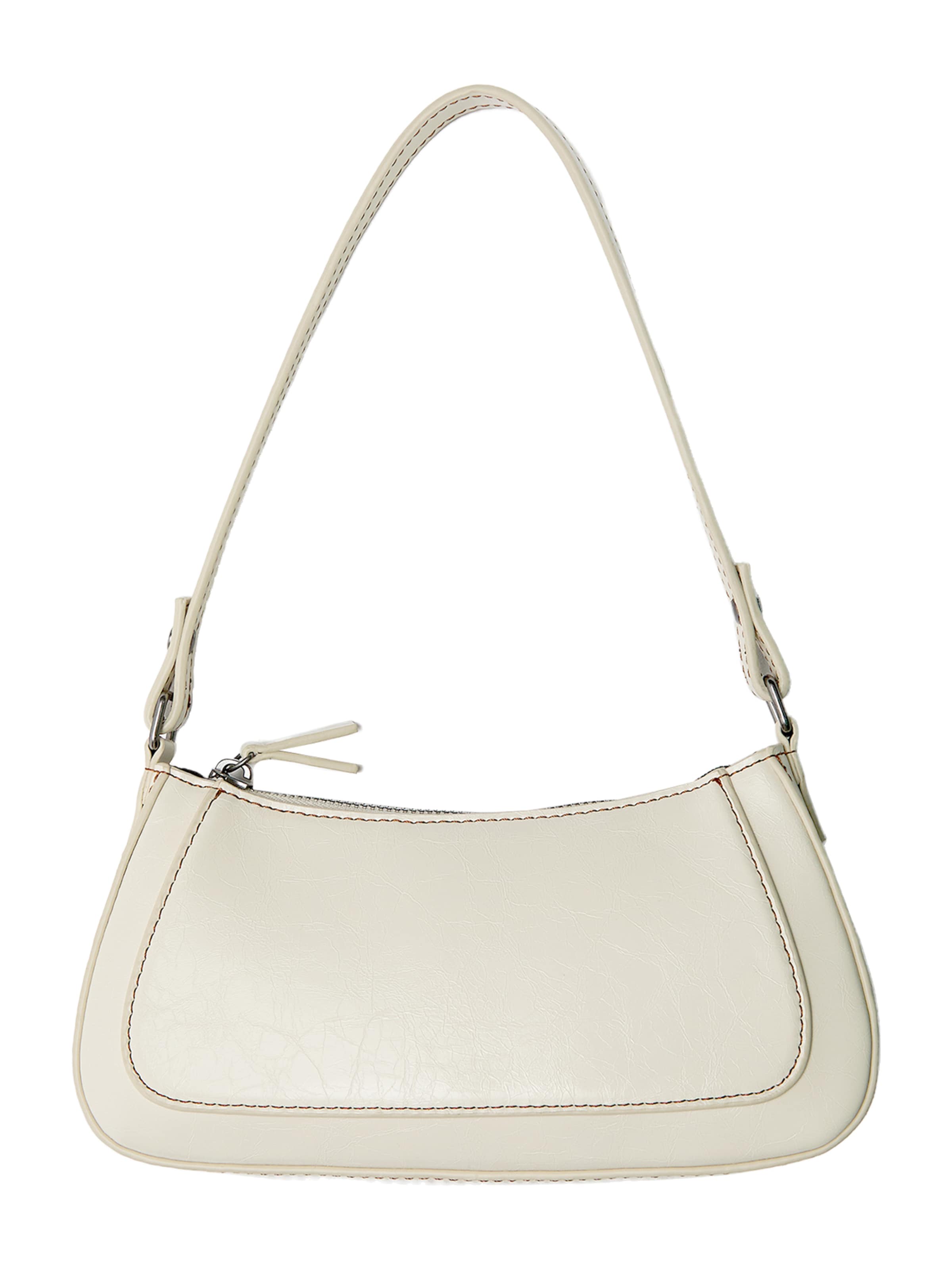Pull&Bear Shoulder Bag in Beige: front