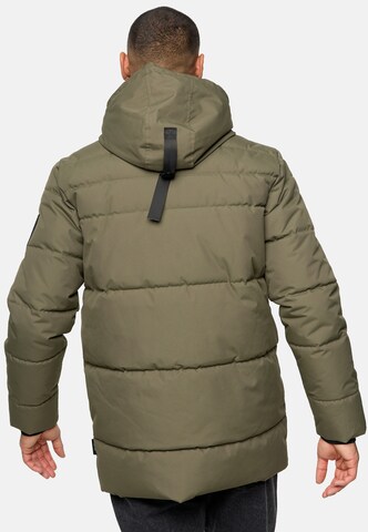 Veste d’hiver ' Wess ' INDICODE JEANS en vert