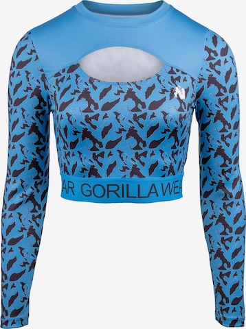 Maglia funzionale 'Osseo' di Gorilla Wear in blu: frontale