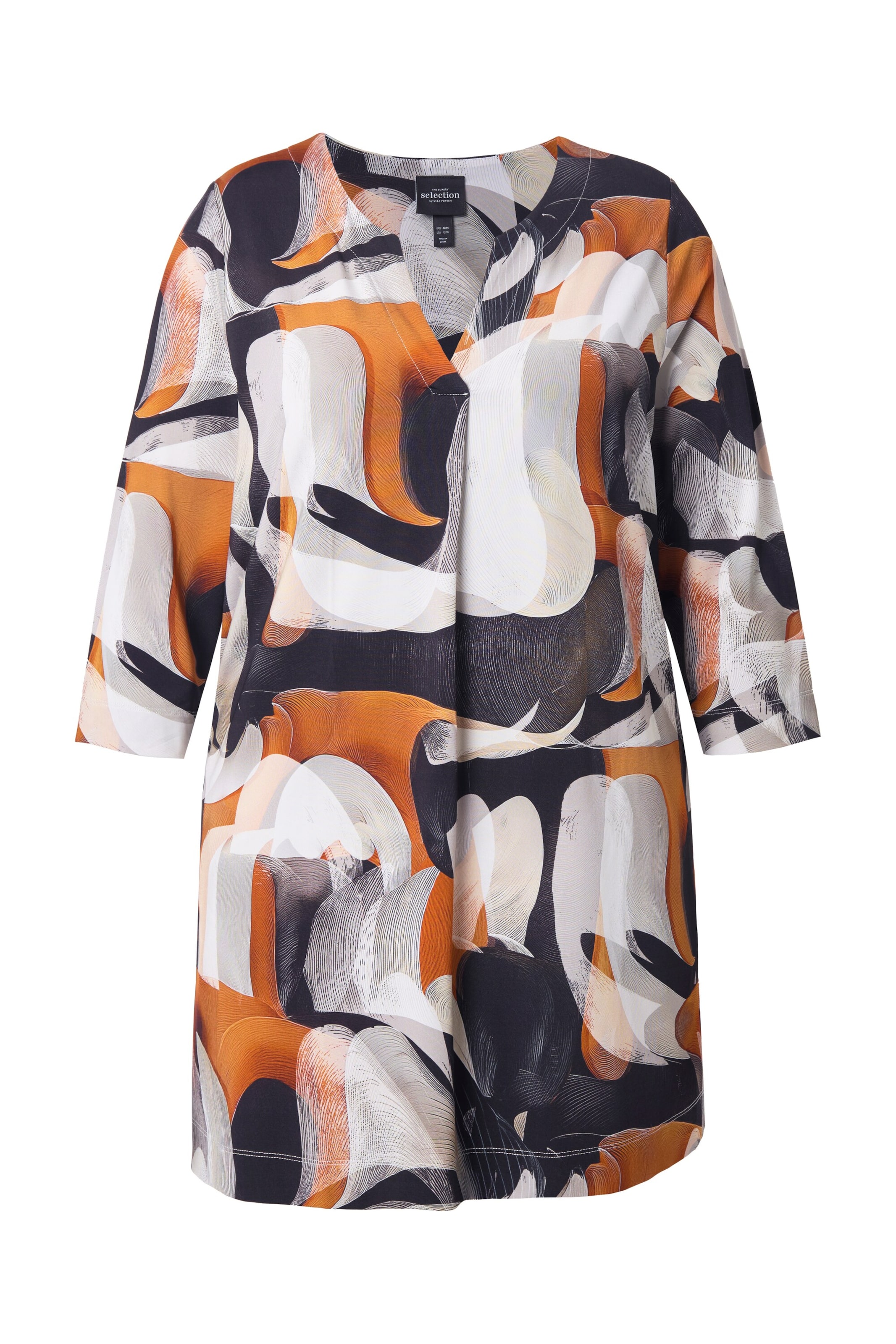 Ulla Popken Shirt in Gemengde kleuren: voorkant