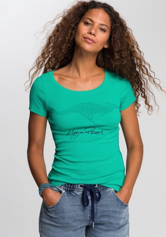 KangaROOS Shirt in Groen: voorkant