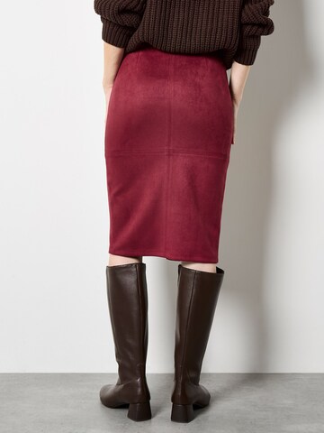 Jupe ' ' Apricot en rouge